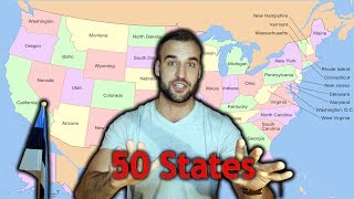 Estonian reacts to All 50 U.S. States