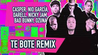 Te Bote Remix - Casper, Nio García, Darell, Nicky Jam, Bad Bunny, Ozuna (Lyrics/Letra)
