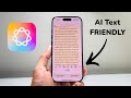 How To Make Text Friendly With Writing Tool AI on iPhone