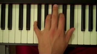 How To Play an F7 Chord on Piano (Left Hand)