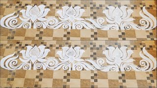 How to make unique and beautiful Staircase design in Anapani ll Gurubara jhoti chita ll Anudeep art