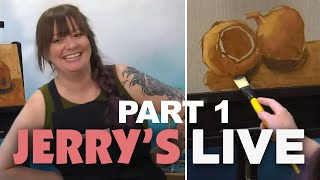 Jerry’s LIVE Episode #185: Starting An Oil Painting - Beginner Oil Painting (Part 1)