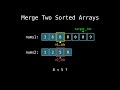 Merge Sorted Array | Leetcode Top Interview 150 | Step-by-Step Visual Solution