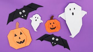 3 Easy Halloween Origami Crafts