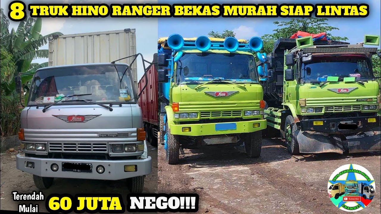 HARGA TRUK HINO RANGER BEKAS MULAI 60 JUTA NEGO || UPDATE TERBARU 2022 ...