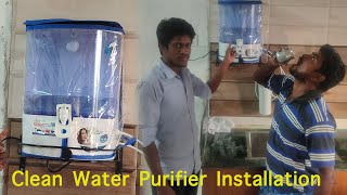 Clean Water Purifier Installation | Full Fitting of Water Purifier | Easier Step by Step Process