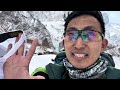 annapurna base camp solo trek unfiltered and snow scare