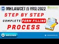 MH LAWCET (5YRS ) 2022 I STEP BY STEP COMPLETE FORM FILLING PROCESS I WATCH NOW...