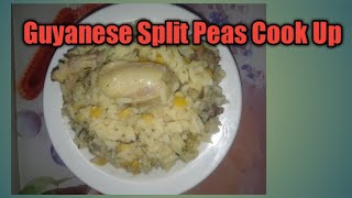 How To Make Guyanese Split Peas Cook Up 🇬🇾/Cooking With Afton 🇬🇾