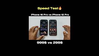 IPHONE 16 PRO VS IPHONE 12 PRO - Speed Test