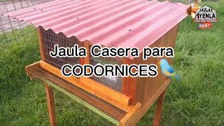 Jaula Casera para Codornices