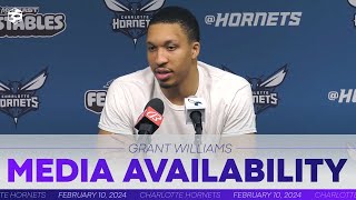 Hornets vs Grizzlies: Grant Williams Postgame Media Availability | 2/10/2024
