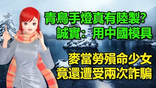 青鳥手燈真有陸製？誠實答：用中國模具｜麥當勞殞命少女竟還遭受兩次詐騙！🍓20241225 #高雄林小姐 #Vtuber​​​​ #台灣Vtuber​​​ #台V