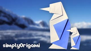ORIGAMI Penguin | easy paper PENGUIN | How To 🌸 | by Nicolas Terry