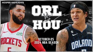 Houston Rockets vs Orlando Magic Full Game Highlights | Oct 25 | 2024 NBA Season