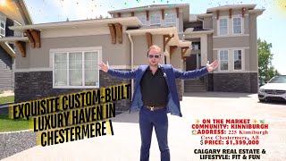 EXQUISITE Custom-Built Luxury Haven in Chestermere | The Howard Team in Calgary