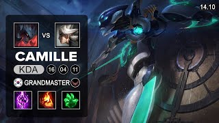 Camille vs Aatrox Top - KR Grandmaster - Patch 14.10 Season 14