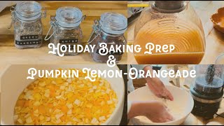 Spices for Christmas Baking| How to Make Candied Citrus Peels| Homemade Marzipan| Pumpkin Citrus-ade