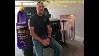 Jeep JK Manual Transmission Fluid Change DIY