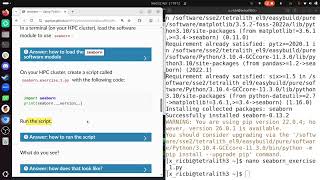 HPC Python's 'seaborn' session, for Tetralith