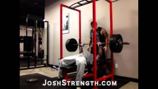 Mike Gerardi 430 Raw Bench Press at 198 Body Weight