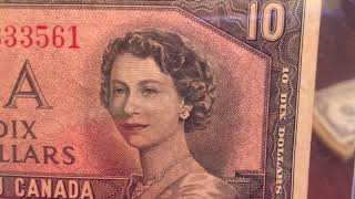 1954 $10 Canadian Devil’s head