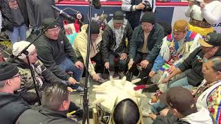 FNUC Powwow 2023. Nakota Nation singers