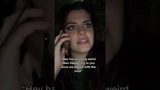 #pov two girls play with a ouija board until… #shorts #tiktok #acting  ⚠️SCARY⚠️