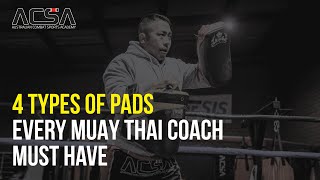 4 Types Of Pads Every Muay Thai Coach MUST HAVE
