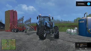 Landwirtschafts Simulator 2015 - Bale transport/Bála szállítás New Holland T8.320 (wo. mods) [HUN]