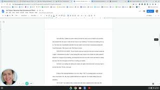 Narrative Writing: Paragraph Breaks and Indentation