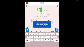 Cryptogram: The Solution For Level 295! - Step by Step Word Brain Puzzle