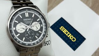 Seiko Chronograph Stainless Steel Men’s Watch SSB429P1 (Unboxing) @UnboxWatches