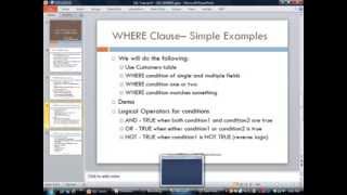 SQL Tutorials by Kash -- SQL Where Clause with examples