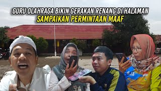 GURU OLAHRAGA BIKIN GERAKAN RENANG DI HALAMAN | SAMPAIKAN PERMINTAAN MAAF