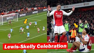 Arsenal Fans Reactions to Myles Lewis-Skelly Goal vs Man City