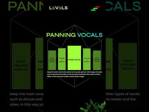 Vocal Panning – Music Production Tips #SHORTS