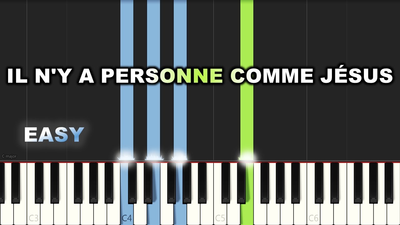 Il N'y A Personne Comme Jésus | EASY PIANO TUTORIAL BY Extreme Midi ...