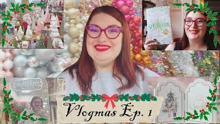 PREPARING FOR THE HOLIDAY SEASON | Christmas Decor Shopping, Book Hauls, Cozy Nights | Vlogmas Ep. 1