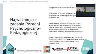 Poradnia psychologiczno-pedagogiczna przyjazna dla dzieci z doświadczeniem migracji