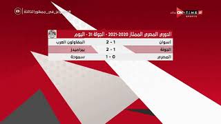 جمهور التالتة - نتائج مباريات الدوري المصري الممتاز 2020 - 2021 - الجولة 31 - اليوم