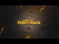 TOP 40+ BEST FONTS | 40+ FONTS PACK | FONTS PACK FOR THUMBNAIL, LOGO, BANNER