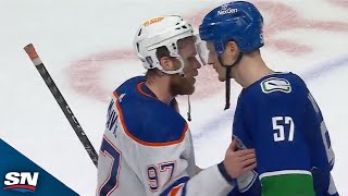 Oilers And Canucks Exchange Handshakes After Seven-Game Series