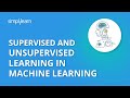 Supervised Learning | Unsupervised Learning | Machine Learning Tutorial | 2026 | Simplilearn