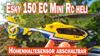 ESKY 150 EC (RTF) RC Helikopter mit Höhenhaltesensor als EC 135 - Outdoorflug bei 0 Wind