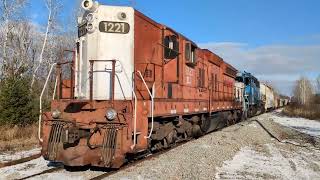 ELS SD9 #1221 Still in Service on the Escanaba \u0026 Lake Superior RR