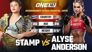Savage Striking 🔥 Stamp vs. Alyse Anderson | Full Fight Replay