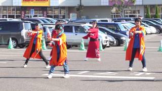 [4K]イオンタウン須賀川よさこい祭り②　IWAっSE美翔連絆　乱舞