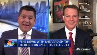 Shepard Smith details his new role and upcoming evening show at CNBC