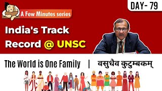 Few Minute Series || India's Track at UNSC || 8th October 2022 ||